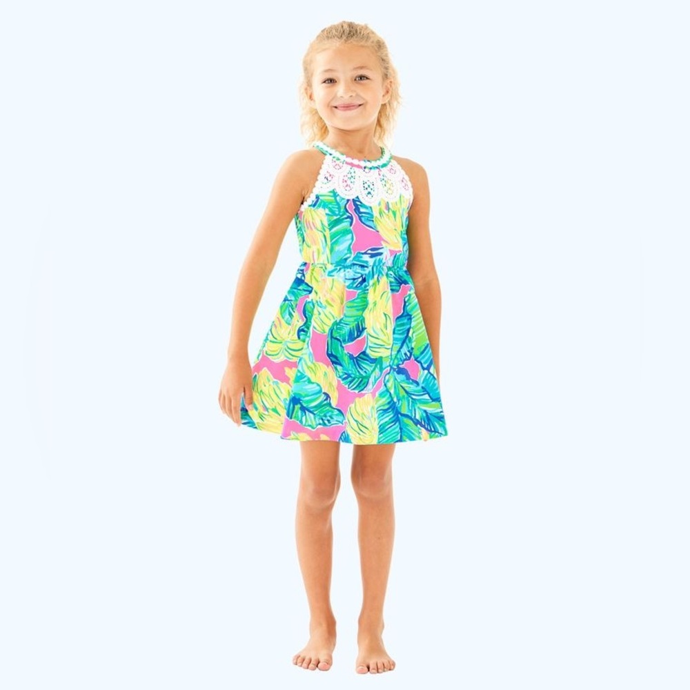 Lilly Pulitzer Girls Mini Kinley Dress Size 14